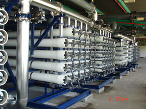 CSM elements installed at Kranji WRP (Singapore)